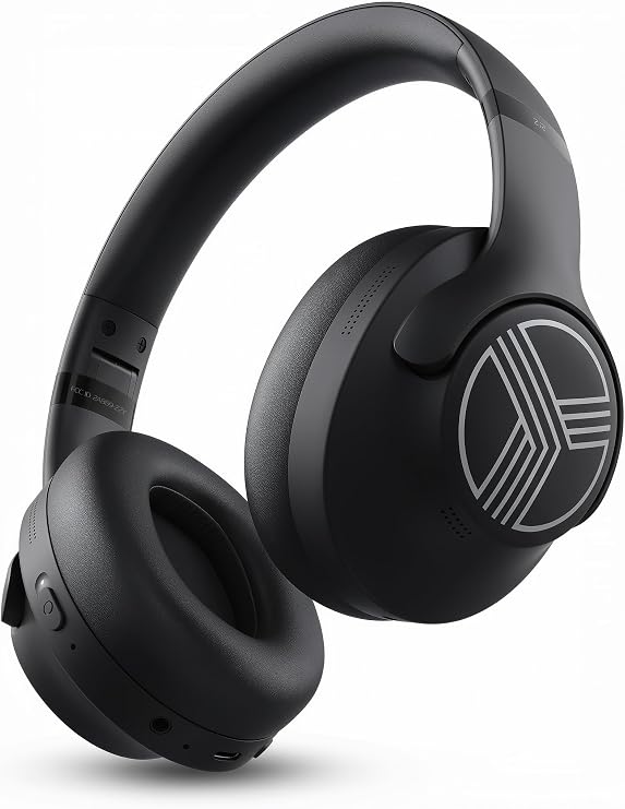TREBLAB Z2 Wireless Over Ear Headphones Bluetooth, Hybrid ANC, 58H