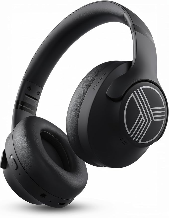 TREBLAB Z2 Wireless Over Ear Headphones Bluetooth, Hybrid ANC, 58H