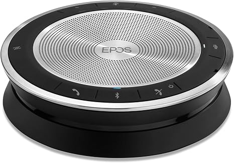 EPOS Expand SP 30+ (1000224) Portable Bluetooth Speakerphone - Instant Conferencing Anywhere - Sound-Enhanced - PC, Mobile Phone & Softphone Connection - Skype for Business Certified, Black
