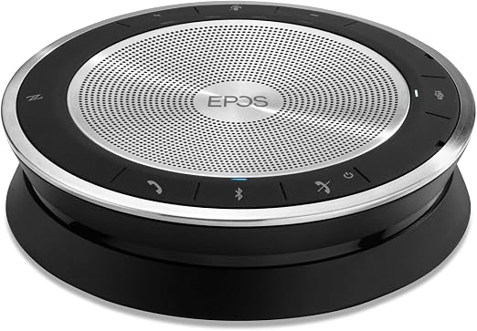 EPOS Expand SP 30+ (1000224) Portable Bluetooth Speakerphone - Instant Conferencing Anywhere - Sound-Enhanced - PC, Mobile Phone & Softphone Connection - Skype for Business Certified, Black