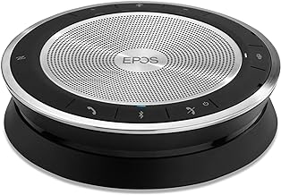 EPOS Expand SP 30+ (1000224) Portable Bluetooth Speakerphone - Instant Conferencing Anywhere - Sound-Enhanced - PC, Mobile Phone & Softphone Connection - Skype for Business Certified, Black