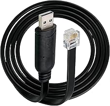 APC Serial Cable 940-0144b USB to RJ12 Console Cable for APC Meter and Switch PDU AP78xx,AP79xx,AP86xx,AP88xx,AP89xx(6FT/1.8M)