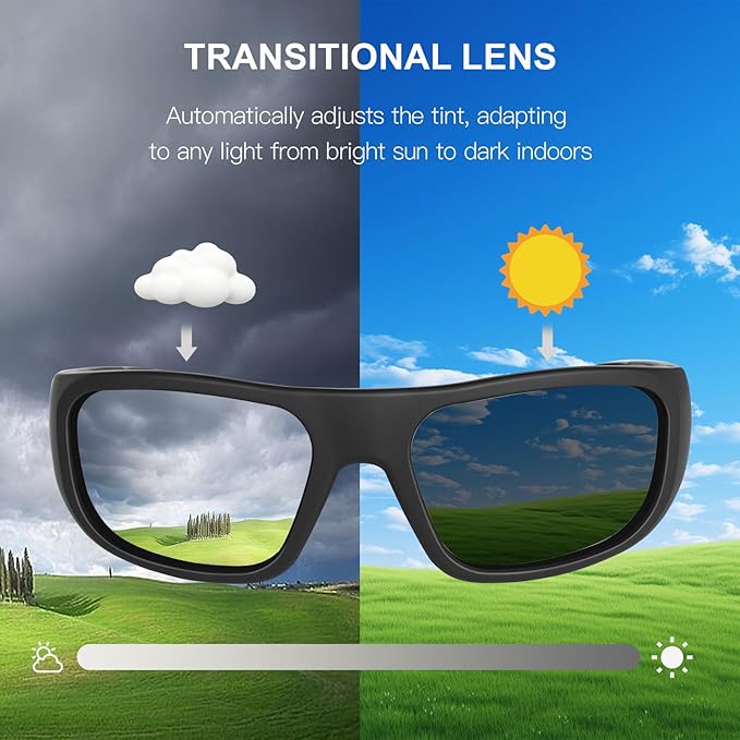 OhO sunshine Smart Glasses, Polarized Sunglasses with Bluetooth Speaker, Athletic/Outdoor UV Protection and Voice Control