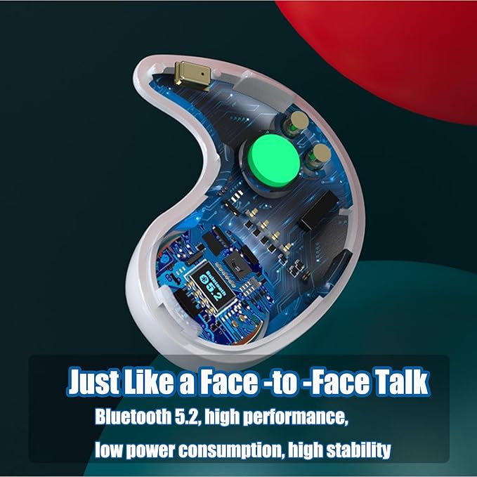 Sleep Headphones Sleep Earbuds Noise Cancelling Invisible Earbuds Wireless Headphones Sleep Headphones Wireless Bluetooth 5.3 Sleep Earbuds Sleep Earbuds for Side Sleepers