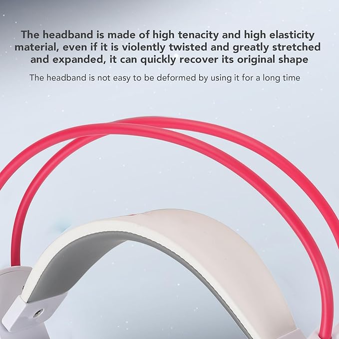 Gaming Headset 7.1 Surround Sound, Vibrating LED Light Headphone, USB Headset for Gaming with Coaxial Resonance Unit, Real Time Communication for PC Switch