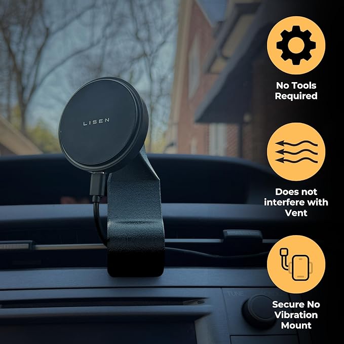 Phone Holder for The Toyota Prius 2010-2015 (MagSafe Compatible/Wireless Charging)