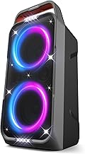 Foxdawn Party Bluetooth Speaker: 240W Peak Loud Sound, Deep Bass, 15H Playtime, Fast Charge, IPX4 Waterproof, TWS, Led Light Show, Large Portable Wireless Speakers for Outdoor, Camping, Backyard, Home - Image 1
