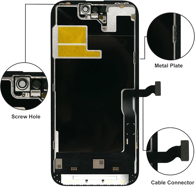 LL TRADER Screen Replacement for iPhone 14 pro 6.1" LCD Retina FHD Display COF Touch Screen Digitizer with Repair Tool Kits, Waterproof Tape, Screen Protector (Truetone programable) 2026 new for USA1