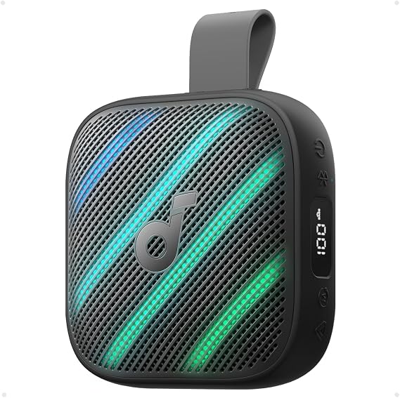 Soundcore Boom Go 3i Portable Bluetooth Speaker by Anker, 24H Playtime