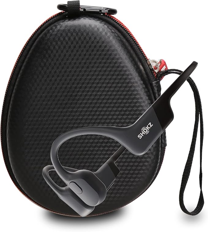 Mchoi Hard Case Fits Aftershokz Aeropex/Titanium/Air/Openmove/Openrun Pro, Open-Ear Wireless Bone Conduction Headphones, Case Only