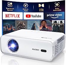 Aurzen EAZZE D1 Smart Portable Outdoor Projector with WiFi and Bluetooth - Image 1