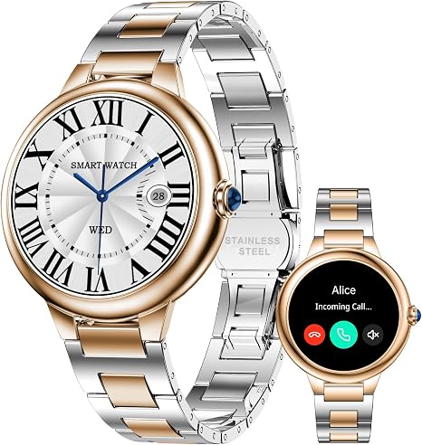 Luxury Smart Watches for Women, 1.19" AMOLED, DA GPT, Answer/Make Call