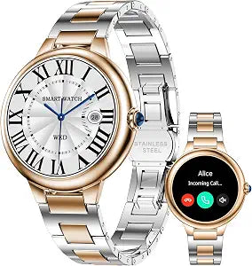 Luxury Smart Watches for Women, 1.19" AMOLED, DA GPT, Answer/Make Call