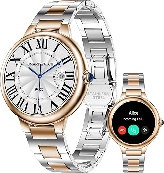 Luxury Smart Watches for Women, 1.19" AMOLED, DA GPT, Answer/Make Call