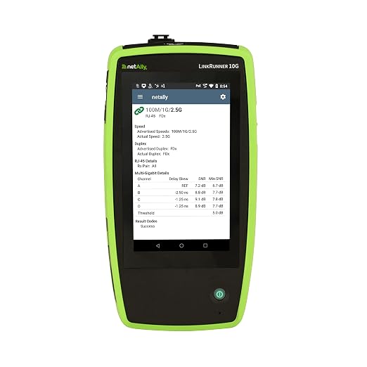 NetAlly LinkRunner 10G (LR10G-200) Professional Kit incl WIREVIEW Wire mapper #1-6 Advanced Multi-Gig (NBASE-T) and 10G Cable & Ethernet Network Tester for Copper and Fiber