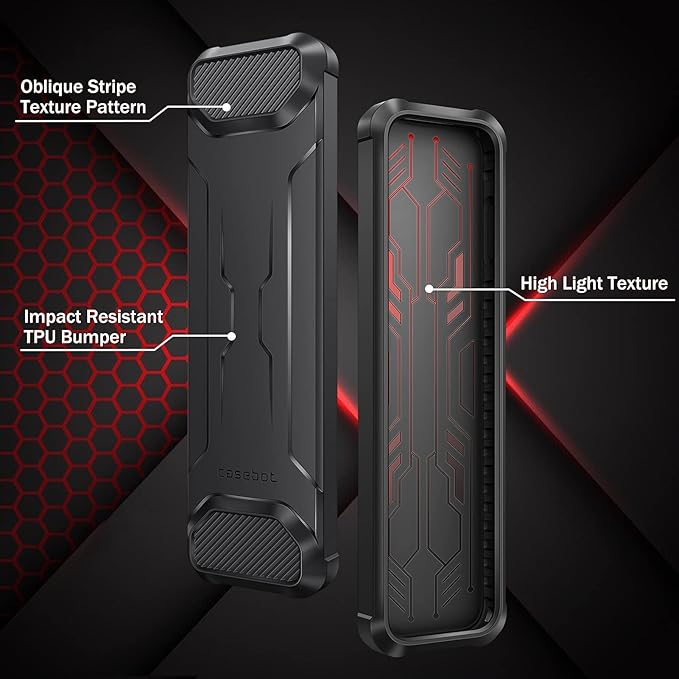 Fintie Protective Case for Apple TV Siri Remote 2021 2022 - Honey Comb Silicone Case + TPU Case, Lightweight Anti Slip Shockproof Cover for Apple TV 4K / HD Siri Remote (2nd Gen/3rd Gen) (Pack of 2)