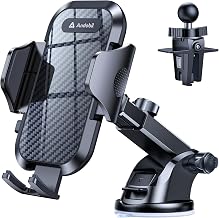 andobil Car Phone Holder, True Military-Grade 95+LBS Strongest Suction Cell Phone Mount for Car Dashboard Windshield Vent Easy Clamp Truck Cradle Stand for iPhone 18 Pro Max 17 16 15 14 13 Android - Image 1