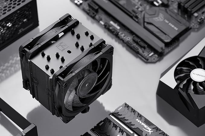 Noctua NH-U12A chromax.Black, 120mm Single-Tower CPU Cooler (Black)
