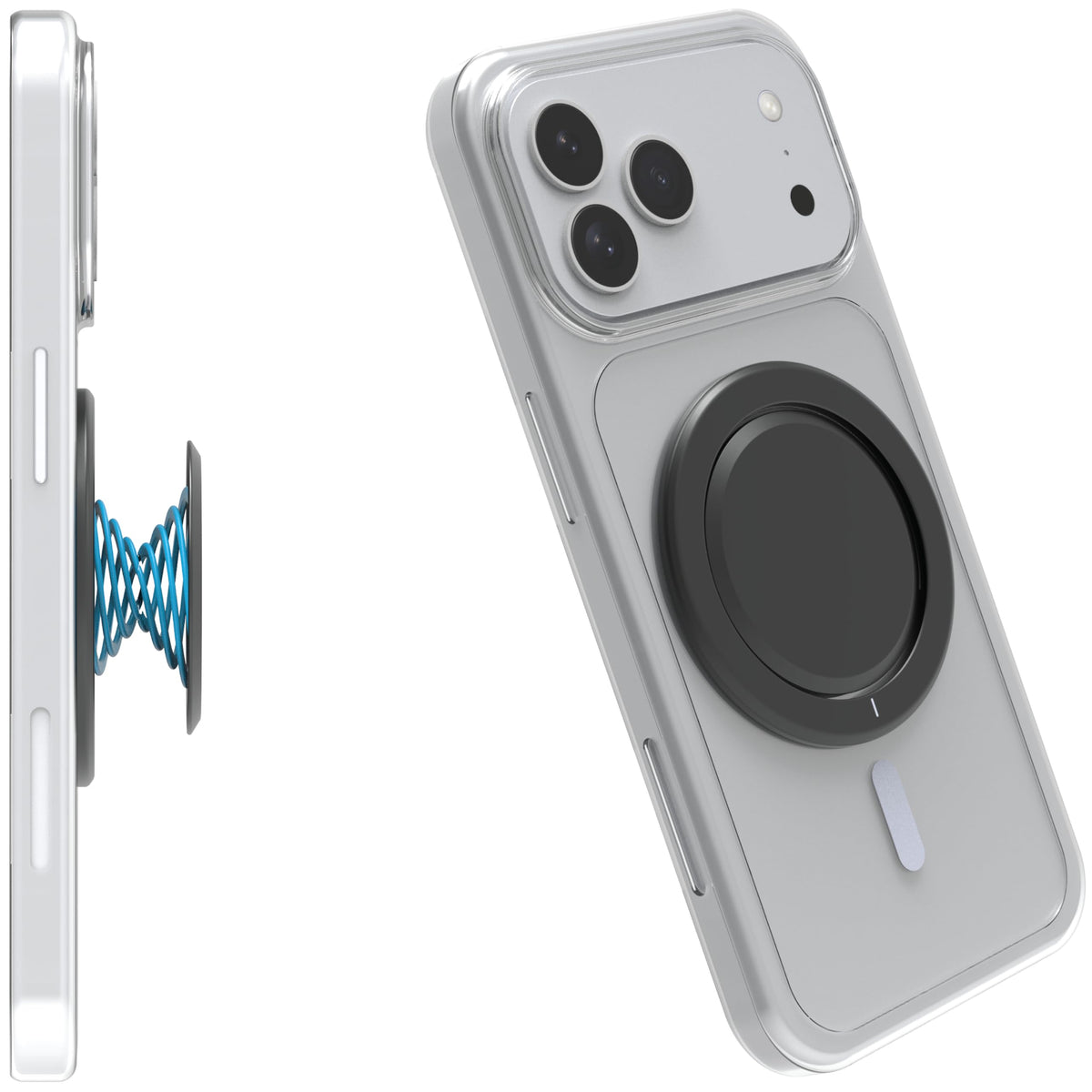 Tango Pro V3 - Slim Phone Grip for MagSafe, One-Hand Open, Kickstand