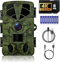 Trail Camera 4K 48MP WiFi Night Vision Trigger Waterproof Game Cam Outdoor - Image 1