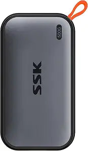 SSK Portable SSD 500GB External Solid State Hard Drive USB C Up to 1050MB/s