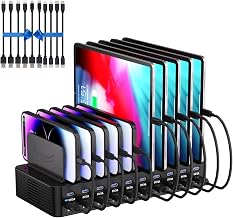 20-Port 270W Charging Station for Multiple Devices, USB Charger Station - Image 1
