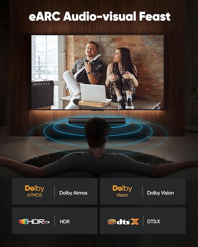 Highwings 8K@60 HDMI Cable 8FT/2.5M, 48Gbps 2.1 High Speed HDMI Braided Nylon 4K120 144Hz RTX 3090 eARC HDR10 4:4:4 HDCP 2.2&2.3 Compatible for PS5, PS4, UHD TV and PC