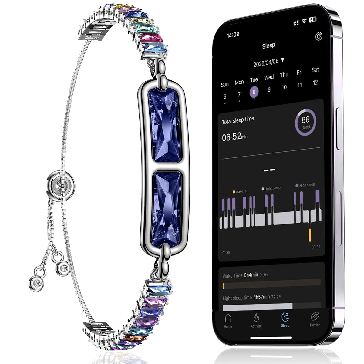 Smart Bracelet for Women,Activity& Fitness Trackers,IP68 Waterproof