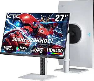 KTC 27 Inch 320Hz Gming Monitor 2K, 1440P Monitor 300Hz, Fast IPS, H27E6