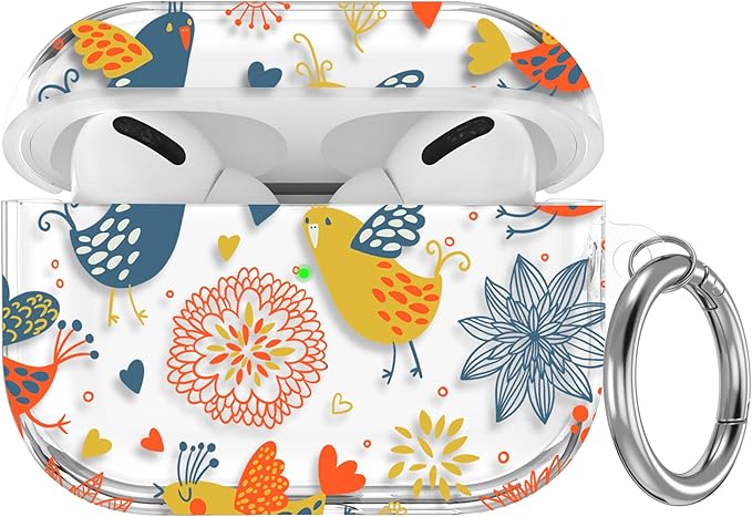 Maxjoy for AirPods Pro 3rd Generation Case, Clear Cute AirPods Pro 3 Case for Women Men Cute Soft AirPod Pro 3 Cover with Keychain Strap for AirPod Pro 3rd Gen Cover 2025