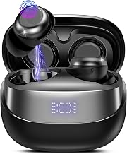 Sleep Earbuds Bluetooth 5.4 in Ear Light-Weight Headphones, Mini Sleep Headphones Small Design for Side Sleepers, 47H Playtime with Charging Case, Clear Calls Earphones, Black - Image 1