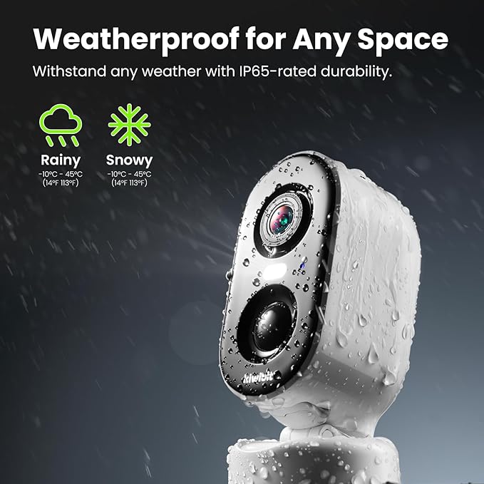 Security Cameras Wireless Outdoor, 2K Outside Camera for Home Security, Battery Camera, Magnetic Mount, AI Detection, Color Night Vision, Spotlight, Waterproof, 2.4GHz WiFi, Cloud & SD Storage
