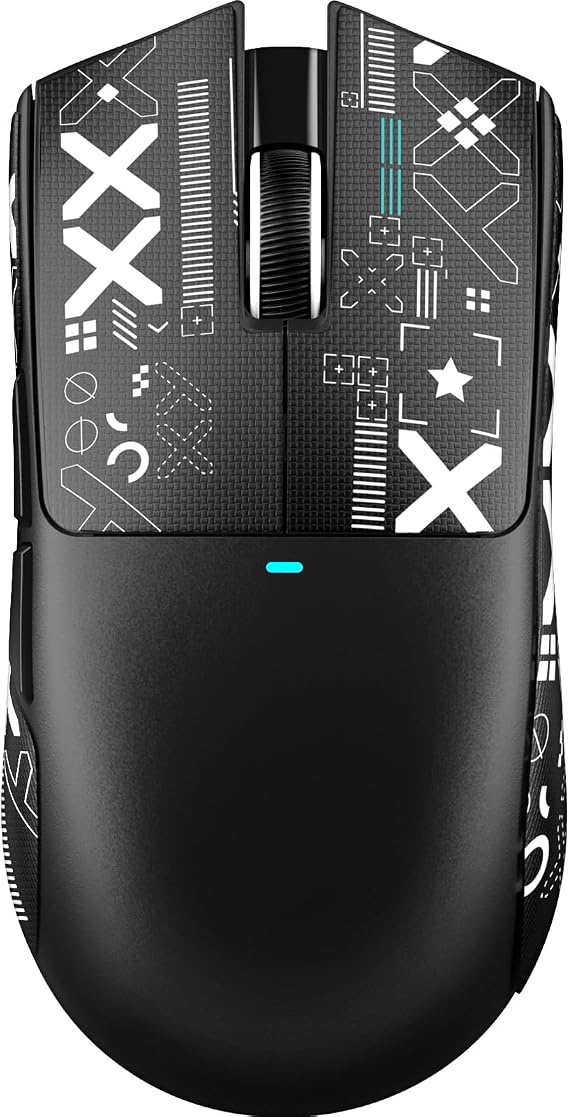 ATTACK SHARK X11SE 59g Ultra-Lightweight Wireless Gaming Mouse, Black&Tape
