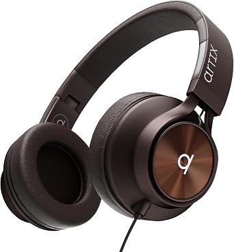 ARTIX Over Ear Headphones Wired with Mic, Corded Head Phones (3.5mm Jack)