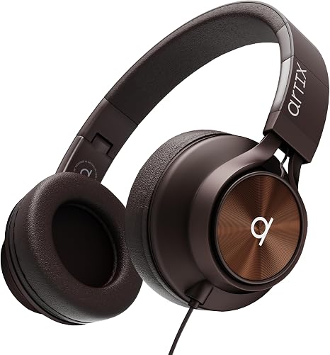 ARTIX Over Ear Headphones Wired with Mic, Corded Head Phones (3.5mm Jack)