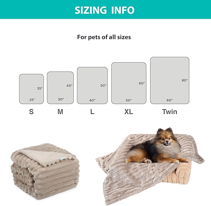 Waterproof Dog Blanket, Soft Fleece Blanket for Couch Protector, Reversible Pet Blankets Furniture Protector Cover for Small Medium Large Dogs Cats (Navy, 40"x50")