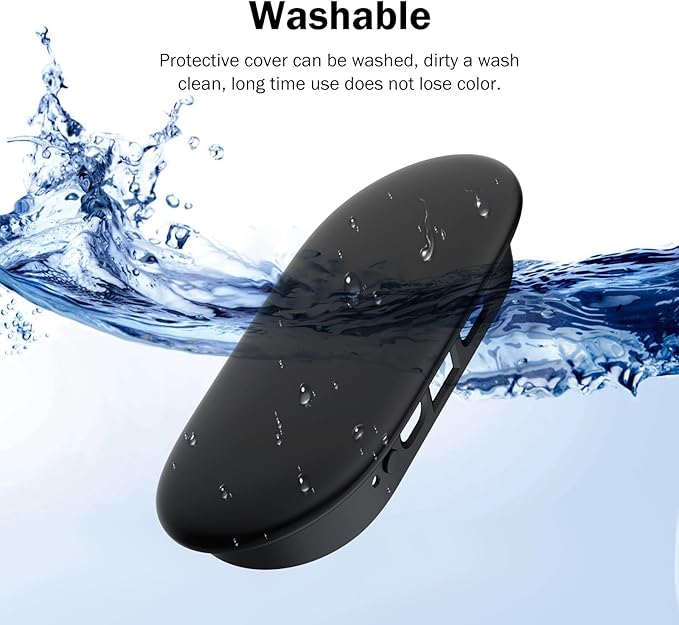 Silicone Cover Case for Google TV Streamer 4K 2024 ，Protective Sleeve Set for Google TV Streamer 4K Host Box +Voice Remote,Anti-Slip Scratch Shock Protection (Black)
