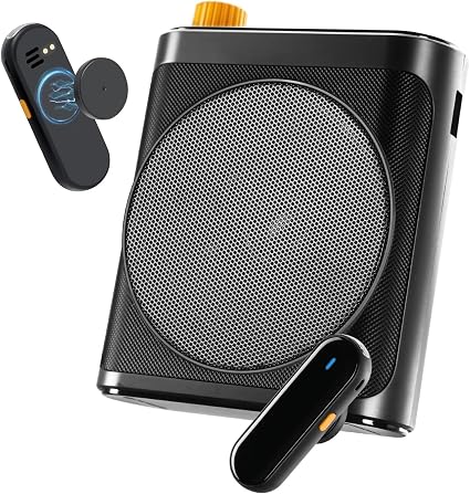 Tearstone Voice Amplifier for Teachers with Bluetooth, Dual Magnetic Mics