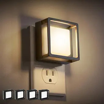 DORESshop LED Night Light,Night Lights Plug Into Wall [4 Pack],3000K