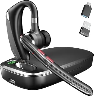 Delton 95X Bluetooth Mono Computer Headset with Charging Case - Image 1