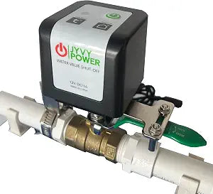 Zigbee(TUYA/SmartThings HUB NEEDED) Ball Valve Smart Water Shutoff Manipulator with Durable Metal Gear Domotique Controller Compatible Alexa Google Works 2.4 GHz (TUYA ZIGBEE)