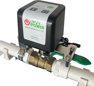 Zigbee(TUYA/SmartThings HUB NEEDED) Ball Valve Smart Water Shutoff Manipulator with Durable Metal Gear Domotique Controller Compatible Alexa Google Works 2.4 GHz (TUYA ZIGBEE)