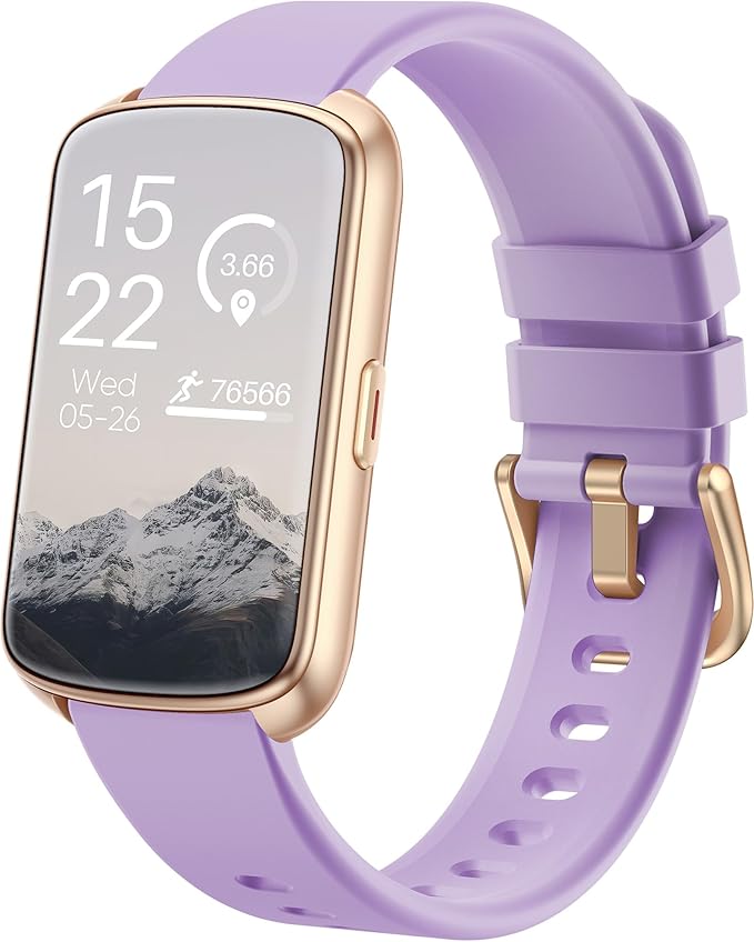 RLQA Fitness Tracker, Smart Watch for Women Men with 24/7 Heart Rate/Blood Pressure/Blood Oxygen Monitor,Sleep Tracker,Step & Calorie Counter, IP68 Waterproof Fitness Watches for Android&iPhone