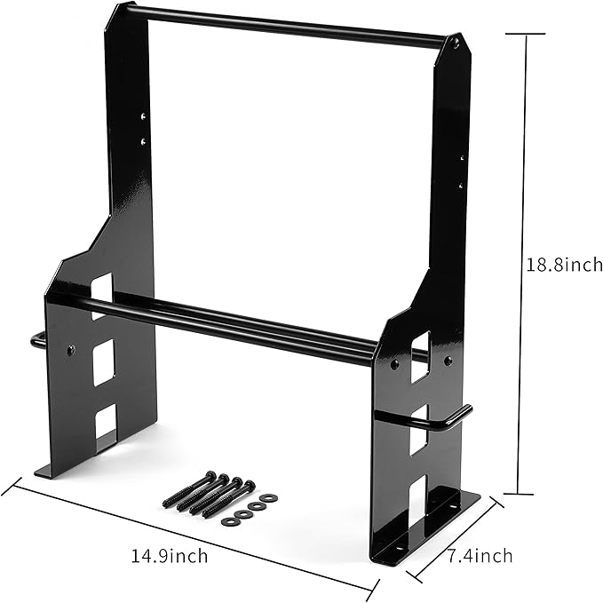Tour Trunk Pack Pak Luggage-Racks/Garage Detachables Storage Detach Depot Wall Rack for Harley Touring Road King Electra Street Glide (Luggage Rack-1)
