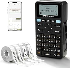 SUPVAN E11 Keyboard & Bluetooth Label Maker Machine with 4 Tapes - Image 1