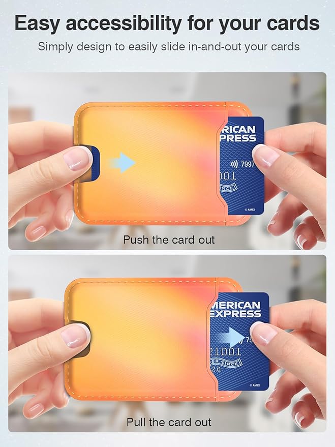 TopMade Magnetic Wallet for iPhone 16/15/14/13/12 Series, Faux Leather, Rainbow, RFID Blocking, 4.4lbs Magnetic Force, Holds 4 Cards, Compatible with Official Magsafe Cases