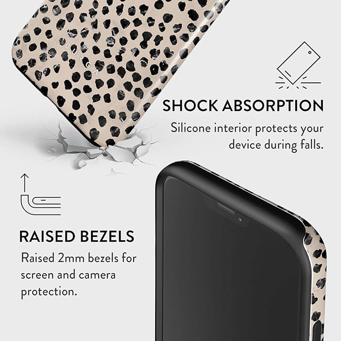 BURGA Phone Case for iPhone 12 - Cute, Trendy, Aesthetic, Pattern Phone Cover, Hard Shell Protection - fits Apple iPhone 12 Case for Women and Men