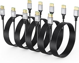 8K Slim HDMI Cable 10FT 5-Pack, Ultra High-Speed 48Gbps - Image 1