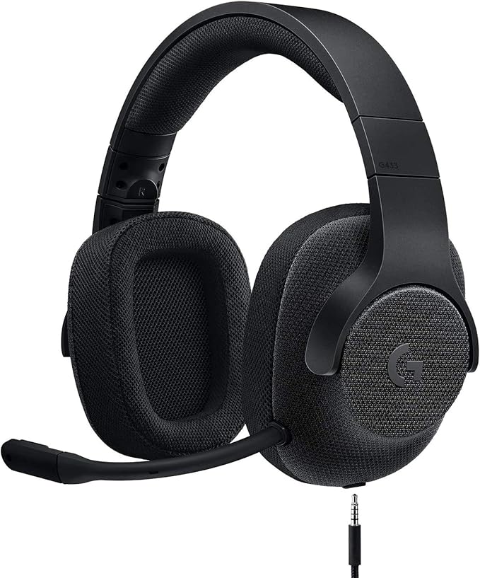 Logitech G433 7.1 Wired Gaming Headset with DTS Headphone - Black (Renewed)