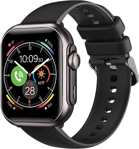 Fitness Smart Watch for Men Women: 1.85" Smart Watch with 30 Days+1000 mAh Battery Life Make/Recive Call Heart Rate SpO2 Sleep Monitor 120+ Sport 5ATM Fitness Tracker